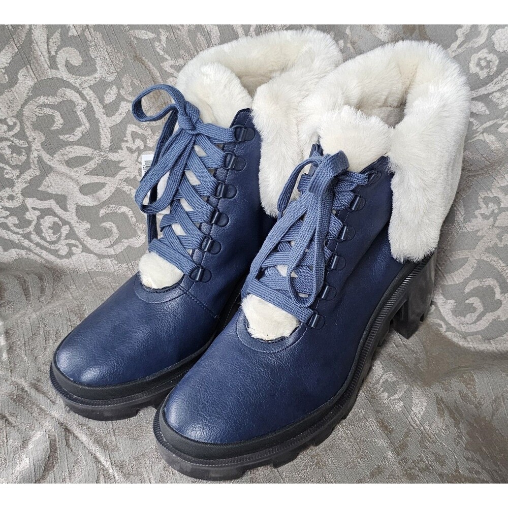 Della Terra Henley Vegan Ankle Boots Sz 8.5